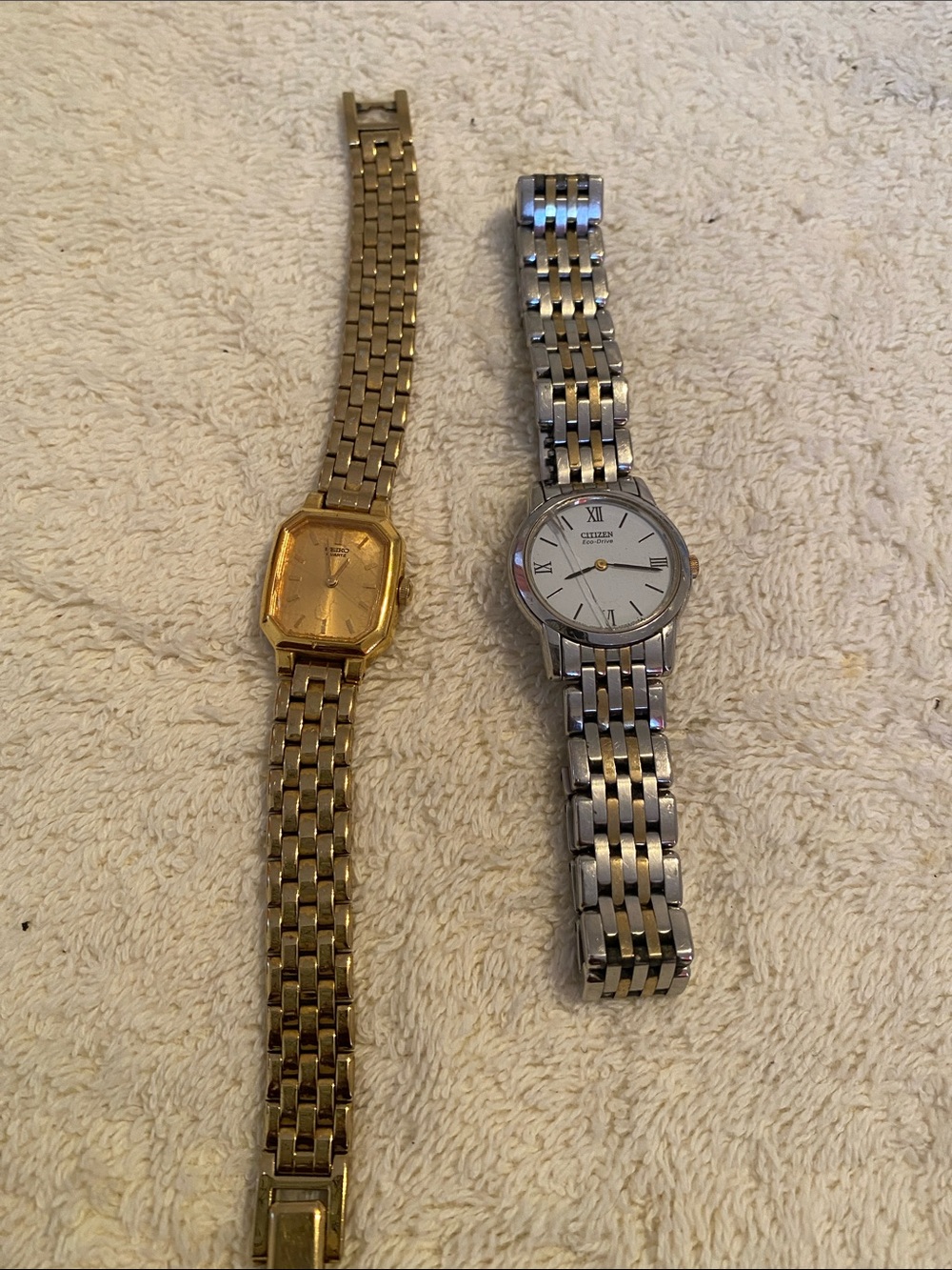 Women's Two-Tone Bracelet Watches - Gold & Silver